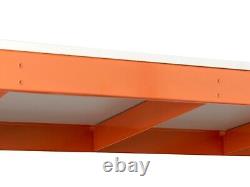 10 x Heavy Duty Racking Melamine Shelves 4 Levels 1800mm H x 1800mm W x 450mmD