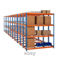 10 x Heavy Duty Racking Mesh Shelves 4 Levels 1800mmH x 1500mmW x 600mm D