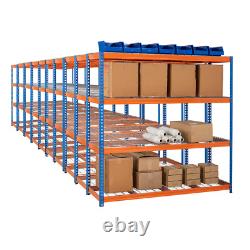 10 x Heavy Duty Racking Mesh Shelves 4 Levels 1800mmH x 1800mmW x 600mmD