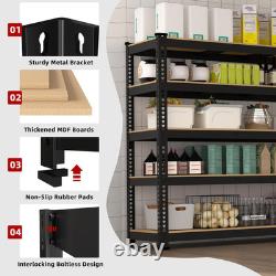120X60X180Cm Garage Storage Shelf 5 Tier Heavy Duty Adjustable Shelving Unit