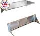 120x30cm Stainless Steel Wall Shelf Heavy Duty, Industrial Kitchen Shelving