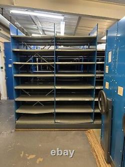 14 Heavy Duty Metal Shelving Unit Rotary. With Base To Run The Wheels Along