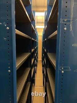 14 Heavy Duty Metal Shelving Unit Rotary. With Base To Run The Wheels Along