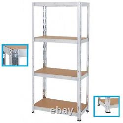 (150 x 75 x 30)cm heavy duty boltless metal T system shelving unit storage MND