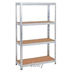 (150 x 75 x 30)cm heavy duty boltless metal T system shelving unit storage MND