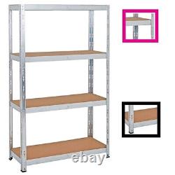 (150 x 75 x 30)cm heavy duty boltless metal T system shelving unit storage MND