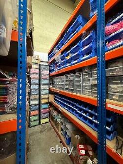 17x Heavy Duty Warehouse Racking Garage Shelving Storage Shelves Metal Shelf