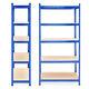 (1800 X 900 X 400)mm Heavy-duty Boltless Metal Steel Shelving Shelves Storageblu