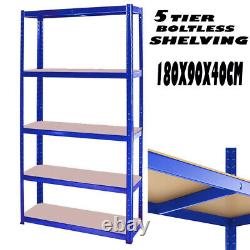 (1800 x 900 x 400)mm heavy-duty boltless metal steel shelving shelves storageBLU