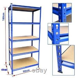 (1800 x 900 x 400)mm heavy duty boltless metal-steel shelving shelves storage