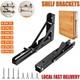 1-10 Pairs Folding Shelf Brackets With Locking Hinge Wall Mounted Heavy Duty