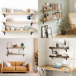 1-10 pairs Folding Shelf Brackets with Locking Hinge Wall Mounted Heavy Duty