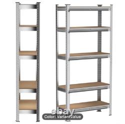 1x Heavy Duty Boltless Shelving Rack 5 Tier Home Warehouse Shop Display Garage