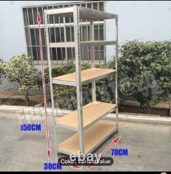 1x Heavy Duty Boltless Shelving Rack 5 Tier Home Warehouse Shop Display Garage