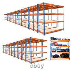 25 X 4 Tier Heavy Duty Steel Racking/Garage Shelving Unit/Metal Racking