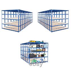25 x Heavy Duty Garage Racking Shelving Unit 200KG UDL 1800mm x 1800mm x 450mm