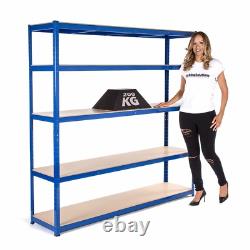 25 x Heavy Duty Garage Racking Shelving Unit 200KG UDL 1800mm x 1800mm x 450mm