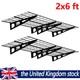 2pcs 6x2 Ft Garage Storage Shelving Wall Mounted Heavy Duty Shelves Rack