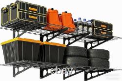 2PCS 6x2 ft Garage Storage Shelving Wall Mounted Heavy Duty Shelves Rack