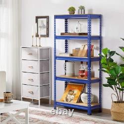 2Pcs Garage Storage shelves 5 Tier Garage Shelving Units, Heavy Duty