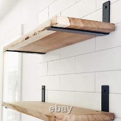 2X Rustic Scaffold Board Shelf Brackets Industrial Heavy Duty Steel Bracket UK