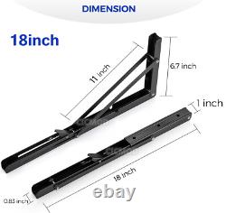 2-20PCS Campervan Folding Bracket Shelf Table Bench Heavy Duty Hinge Brackets UK