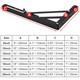 2-20 Folding Shelf Brackets Heavy Duty Stainless Steel Collapsible Shelf Bracket