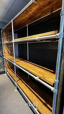 2.5m Heavy Duty Scaffold Shelf Commercial Industrial Display Unit