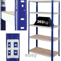 2 Bays Of SUPER HEAVY DUTY & WIDE Industrial Warehouse Shelving 1800x1200x600mm