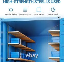 2 Pack 22 x 60 Steel Shelf Cargo Shipping Container Shelving Shelf Brackets