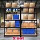 2 Set Storage Shelving Heavy Duty Garage Metal Shelf Rack Warehouse Industrial