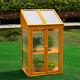 2 Shelves Wooden Garden Cold Frame Greenhouse Protection Raised Plants Bed Boxes