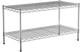 2-tier Heavy Duty Metal Wire Shelving Unit 90x45x50cm Adjustable Chrome