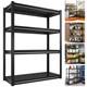 2 X 4 Tier Steel Shelving Heavy Duty Garage Storage Racking