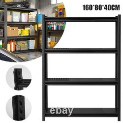 2 X 4 Tier Steel Shelving Heavy Duty Garage Storage Racking