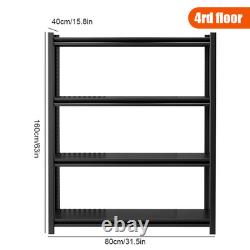 2 X 4 Tier Steel Shelving Heavy Duty Garage Storage Racking