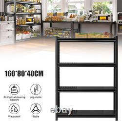 2 X 4 Tier Steel Shelving Heavy Duty Garage Storage Racking