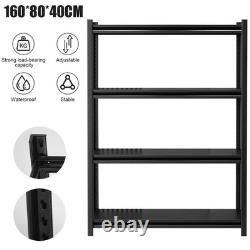2 X 4 Tier Steel Shelving Heavy Duty Garage Storage Racking