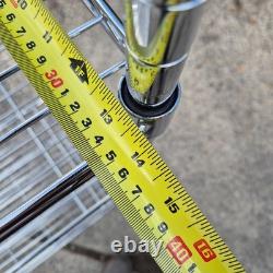 2 x Nexel Heavy Wire Shelving Units 4 Tier Heavy Duty Adjustable Racking