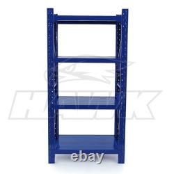 2m Tall Heavy Duty Steel 100 x 50cm Garage Shelving Kit 4 Shelf 180KG Racking
