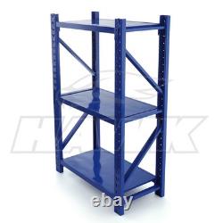 2m Tall Heavy Duty Steel 120 x 60cm Utility Shelving Kit 3 Shelf 300KG Racking