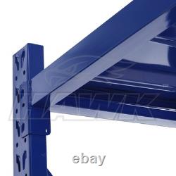 2m Tall Heavy Duty Steel 200 x 60cm Warehouse Shelving Kit 3 Shelf 350KG Racking