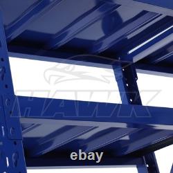 2m Tall Heavy Duty Steel 240 x 60cm Workshop Shelving Kit 6 Shelf 350KG Racking