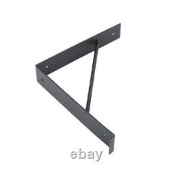 2pc Heavy Duty Industrial Rustic Shelf Brackets Scaffold Board Steel Metal 225mm