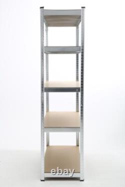 2pcs 5 Tier Racking Shelf Heavy Duty Steel Garage Shelving Unit 180x120x45cm 2pcs 5 Tier Racking Shelf Heavy Duty Steel Garage Shelving Unit 180x120x45cm