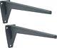 2x Shelf Bracket Metal Heavy Load Carrier Angle Console Heavy Duty Steel 150 Kg