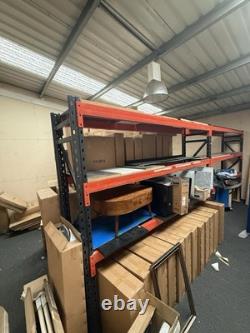 2x large Warehouse heavy duty Shelving