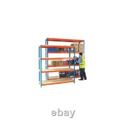 378853, Heavy Duty Painted Additional Shelf 1500x600mm Orange/Zinc