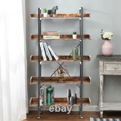 3 4 5 Tier Wooden Bookcase Bookshelf Storage Shelves Display Stand Shelving Unit