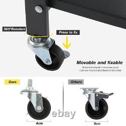 3/4 Tier Racking Shelf Heavy Duty Garage Shelving Storage Shelves Foldable